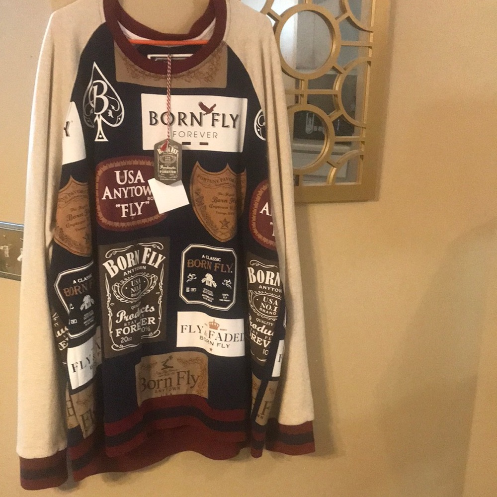 Born fly 5x Oatmeal Heather